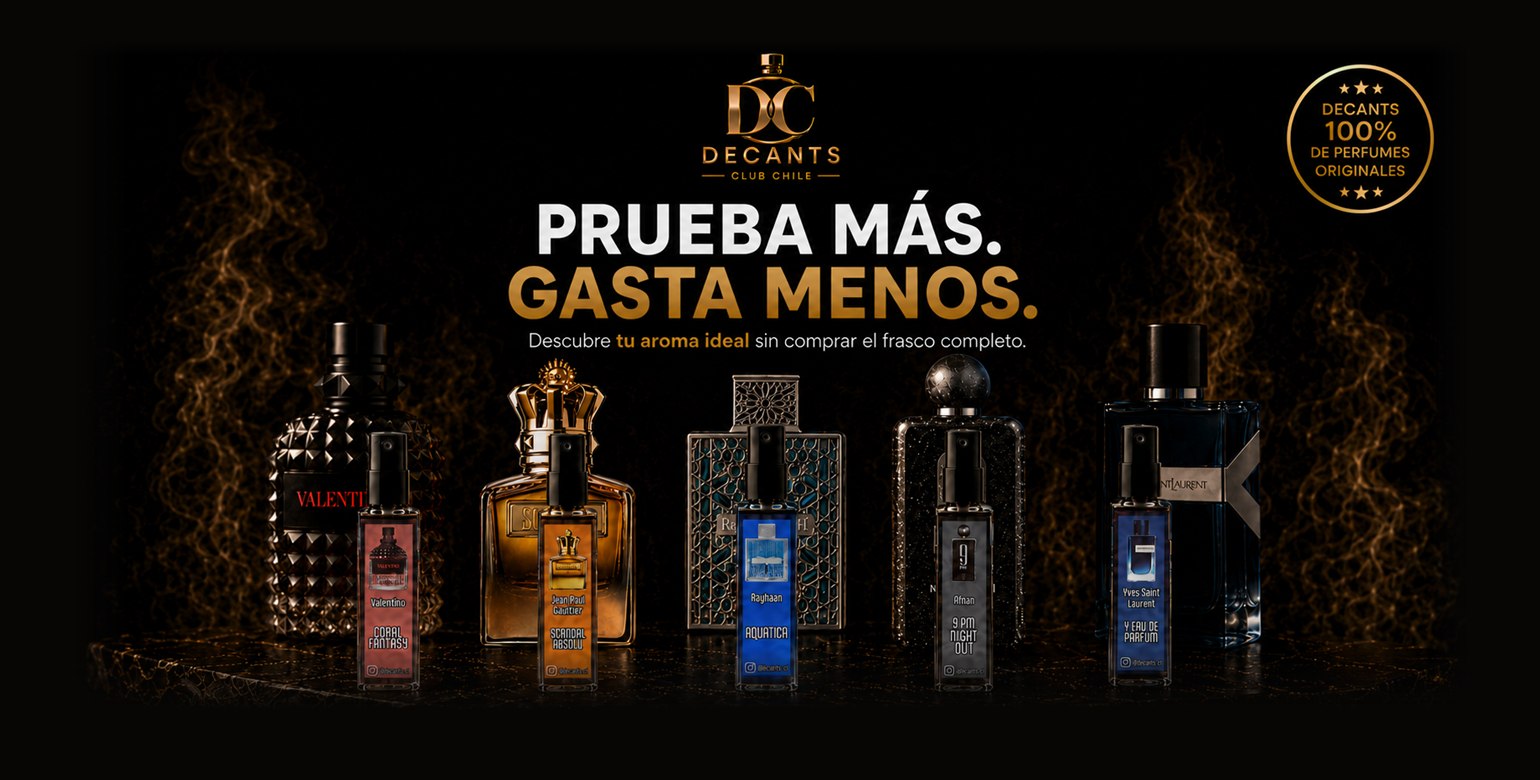Decants Club · Prueba más, gasta menos: descubre tu aroma ideal sin comprar el frasco completo